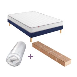 Ensemble Matelas Roulé Cool Morning+sommier En Kit -Ameublement De Maison 4d5722c0a468eb796ac4e7391e5a6e7b