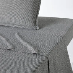 Drap Housse En Lin Lavé Bonnet 30cm,Linot Carreaux -Ameublement De Maison 4d9f28e1f3bfeb18f173b5c1594ce239