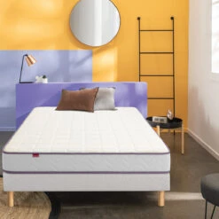 Ensemble Matelas Roulé Cool Morning+sommier En Kit -Ameublement De Maison 50116d7ea4a2f7519d5054266516b0a5