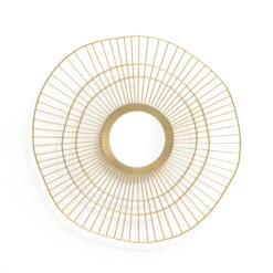 Miroir Rond En Métal Fer Filaire Ø70 Cm, Spyk