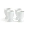 Lot De 4 Coquetiers, Porcelaine, Atola