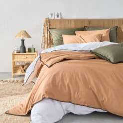 Housse De Couette En Coton Lavé, Brodée, Merida -Ameublement De Maison 56a4d8f6060f8f68ec660b41163c19b4