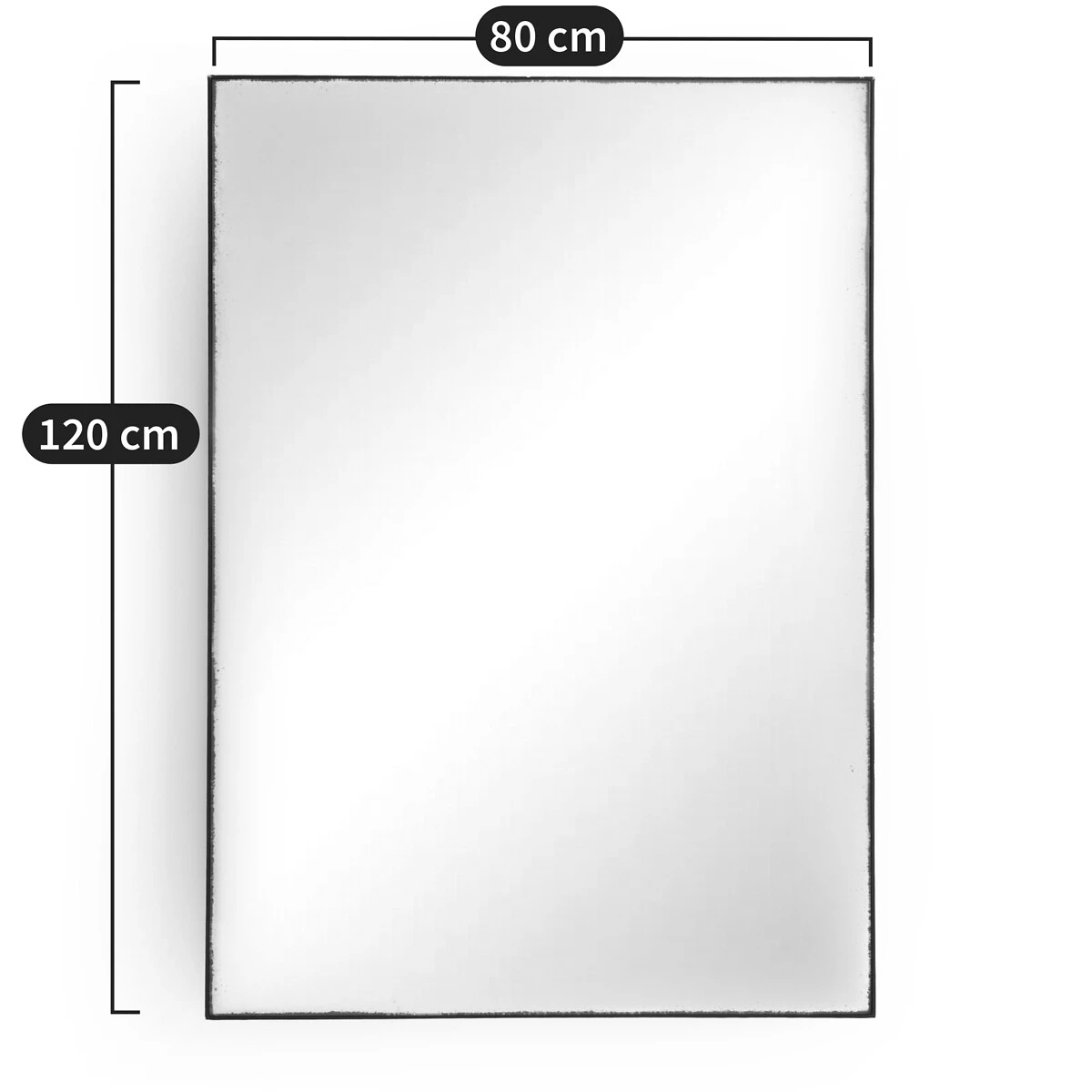 Miroir Effet Vieilli 120X80 Cm, Leyni 8 Miroir Effet Vieilli 120X80 Cm, Leyni â Image 6