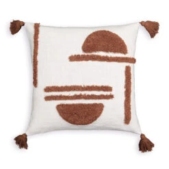 Housse De Coussin, Coton Tufté, 40x40 Cm, Goboa -Ameublement De Maison 5a0d81432aed1c46bab9fa661e484e0a