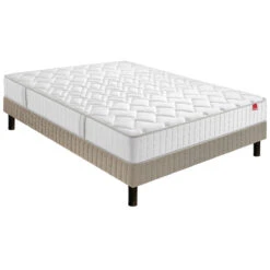 Ensemble Matelas Ressorts L'Illustre + Sommier -Ameublement De Maison 5ada224d0c7508bbcc20ec36df9152eb