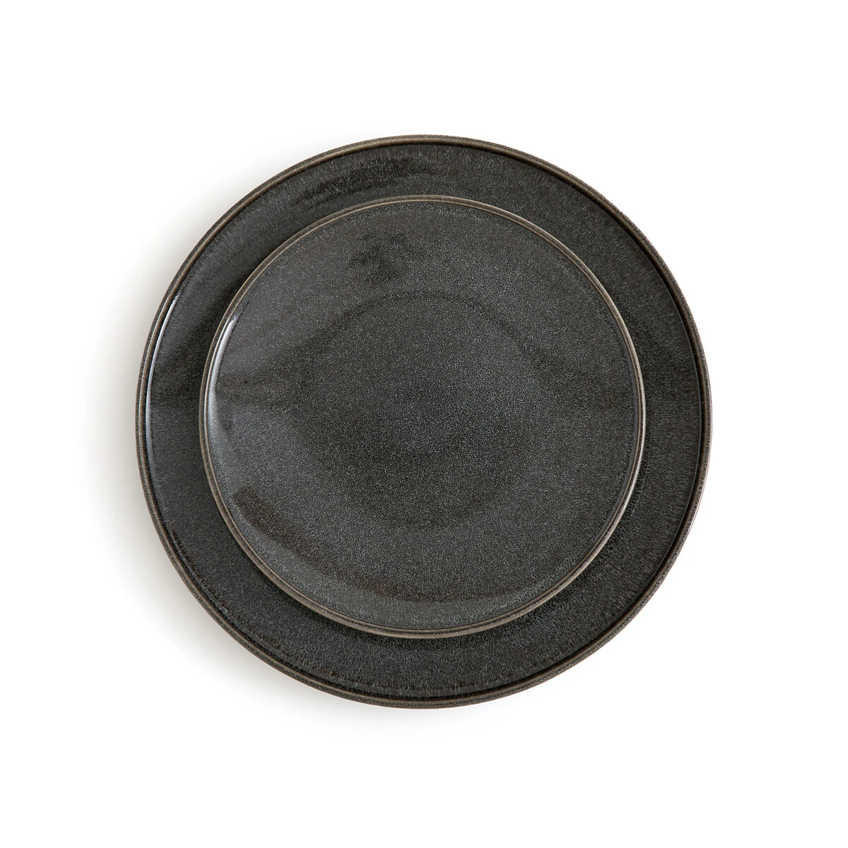 Lot De 6 Assiettes à Dessert, En Grès, Onda 6 Lot De 6 Assiettes à Dessert, En Grès, Onda – Image 4