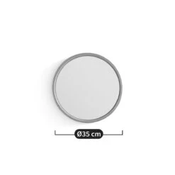 Miroir Rond Plaqué Chêne Ø35 Cm, Alaria -Ameublement De Maison 5cf897b32fe2957edc6bf47236a5b9ec