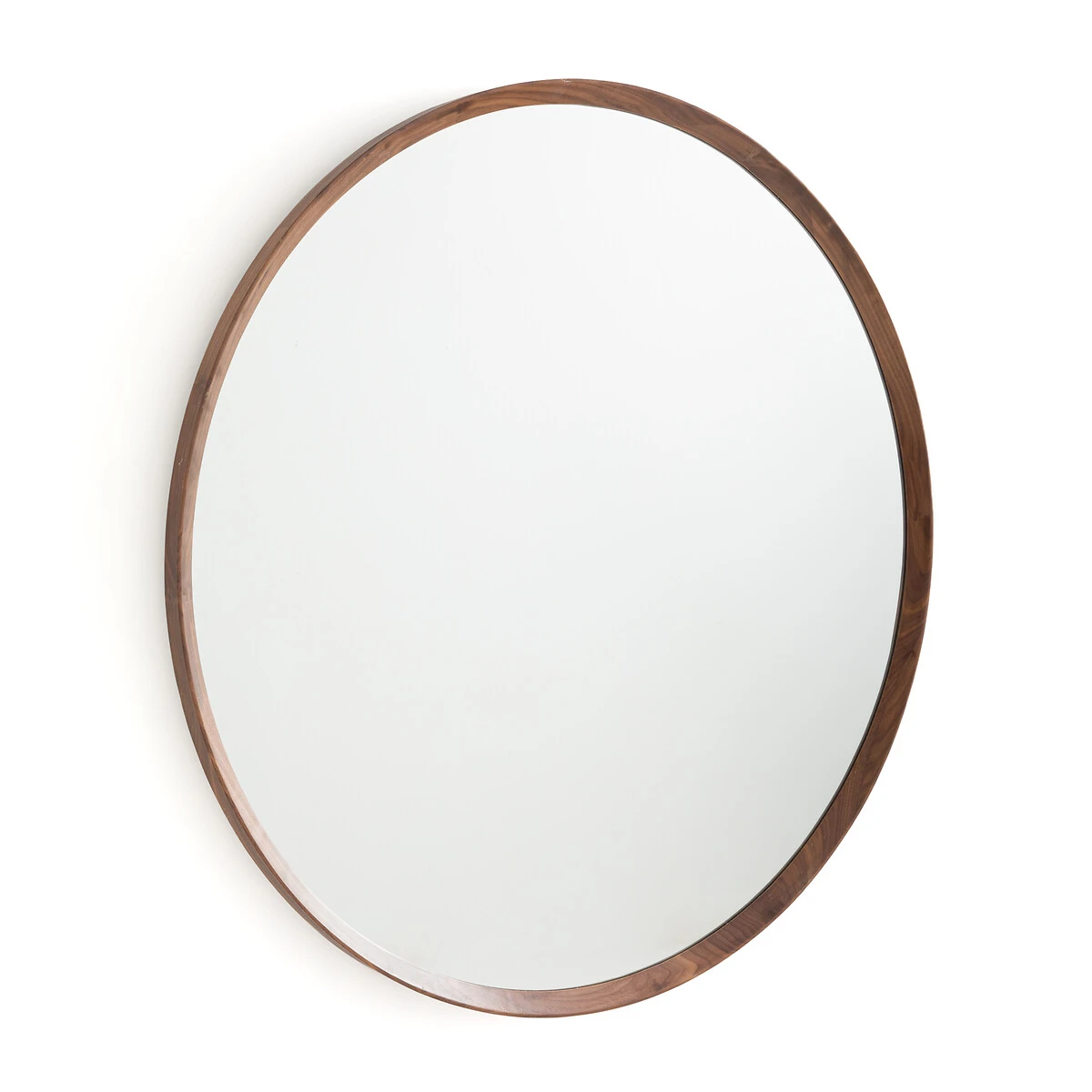 Miroir Rond Noyer Massif, Diam 100cm, Orion 3 Miroir Rond Noyer Massif, Diam 100cm, Orion