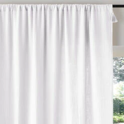 Rideau Panneau Gaze De Coton, Kumla -Ameublement De Maison 603ea93ea507f295727b7394879e4d14