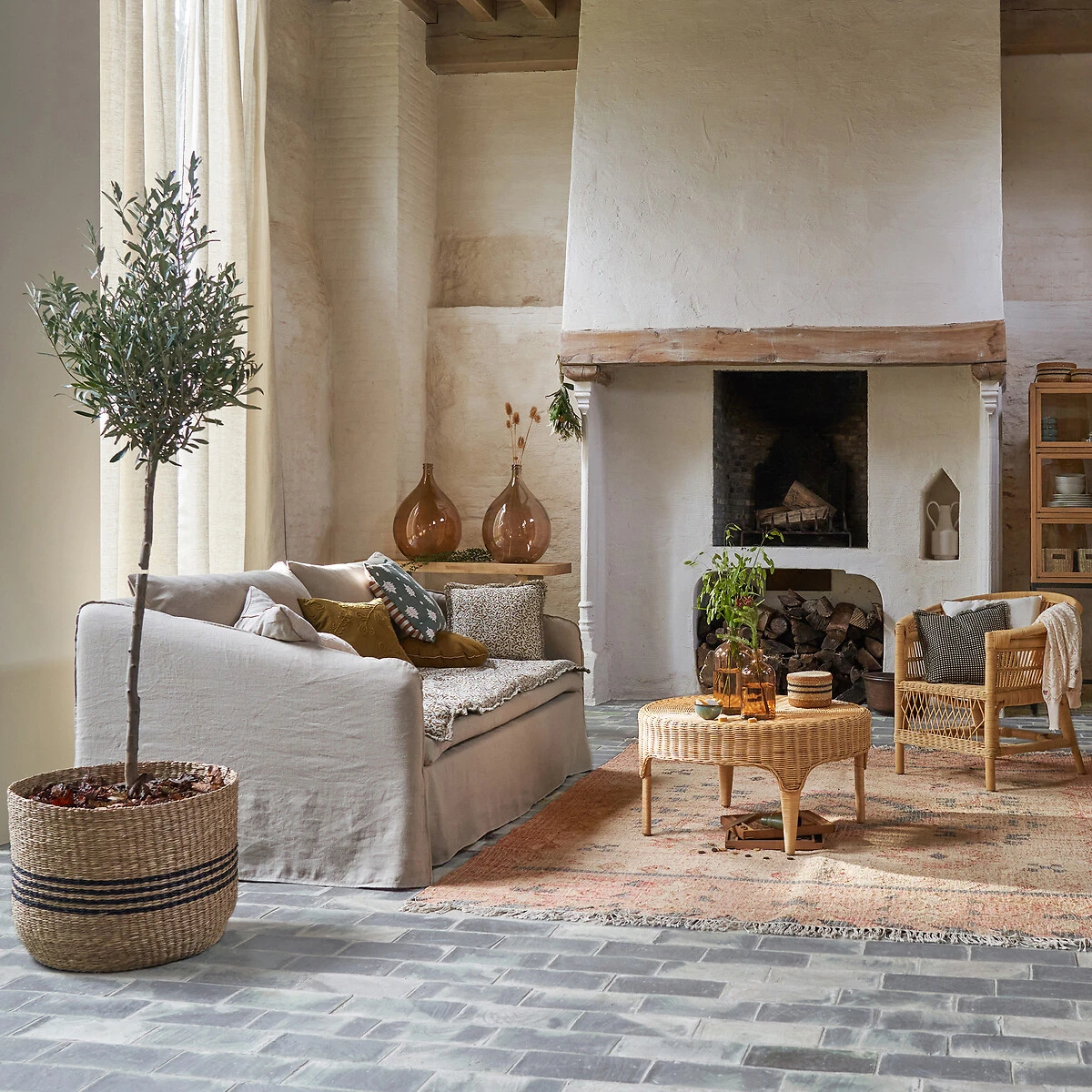 Rideau Panneau Lin/coton, Menorca 7 Rideau Panneau Lin/coton, Menorca – Image 5