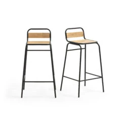 2 Chaises De Jardin Hautes Hiba