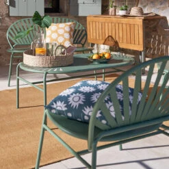 Banc De Jardin, Métal Acier, Solale -Ameublement De Maison 6430cdb0ce27535836cf68c369341f83 1