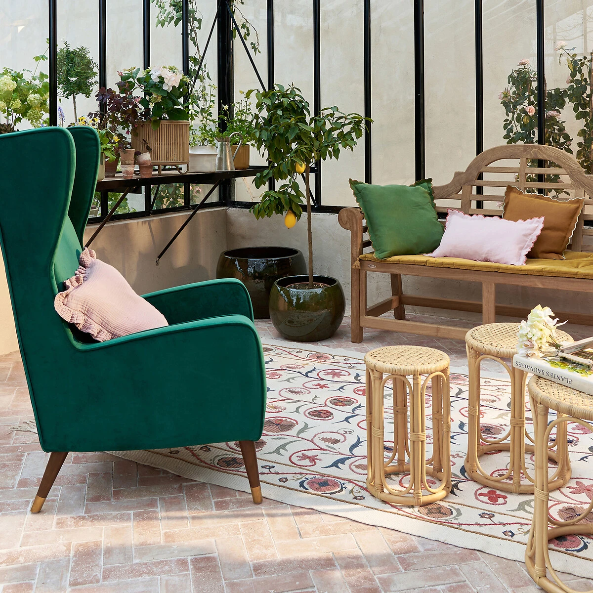 Housse De Coussin 50x50 Cm Lin/coton, Antoinette 6 Housse De Coussin 50x50 Cm Lin/coton, Antoinette – Image 4