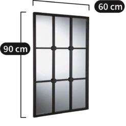 Miroir Métal Acier Style Fenêtre 60x90 Cm, Lenaig -Ameublement De Maison 66b2568cc29230a5f17474d988bf14ed