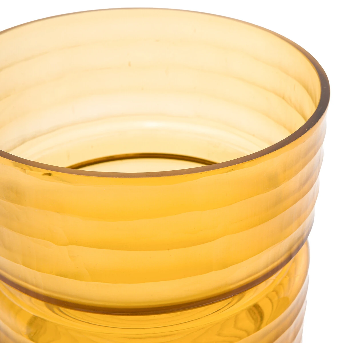 Vase En Verre Transparent Jaune, Sunira 4 Vase En Verre Transparent Jaune, Sunira â Image 2