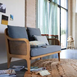 Rideau Pattes Cachées Lin/velours, Onega X Velvet -Ameublement De Maison 6bec00a5add91ba131a4862a243fd8d4