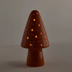 Champignon Lumineux En Porcelaine, Caspar