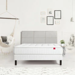 Ensemble Matelas Ressorts Le Suprême + Sommier -Ameublement De Maison 71fc325fea47ee49de734e43237023d0 1