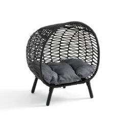 Panier Chien/chat, Résine Tressé Manaka