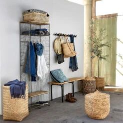 Banc Intérieur/extérieur Métal Et Acacia KOLYMA -Ameublement De Maison 75273f87e9a1f7e13369354a5b1ef66e