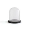 Cloche En Verre Avec Socle Noir H22 Cm, Campa -Ameublement De Maison 76facdd0a4d2e7e37afc0768d0373dd2 1