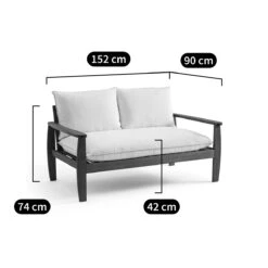 Canapé 2 Places Acacia Nellia -Ameublement De Maison 78e9a048aa55e395a16938addeb3cb8b