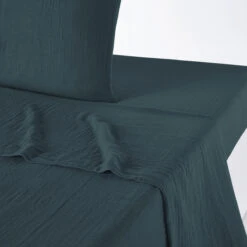 Drap Plat Uni Gaze De Coton, Kumla -Ameublement De Maison 7912ac91bc989e19ca9b332cb490539a