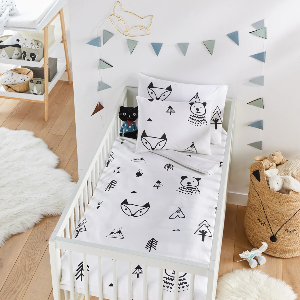 Housse De Couette Bébé, Forest Camp 3 Housse De Couette Bébé, Forest Camp