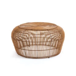 Table Basse De Jardin Résine Tressée ø80cm, Kafi