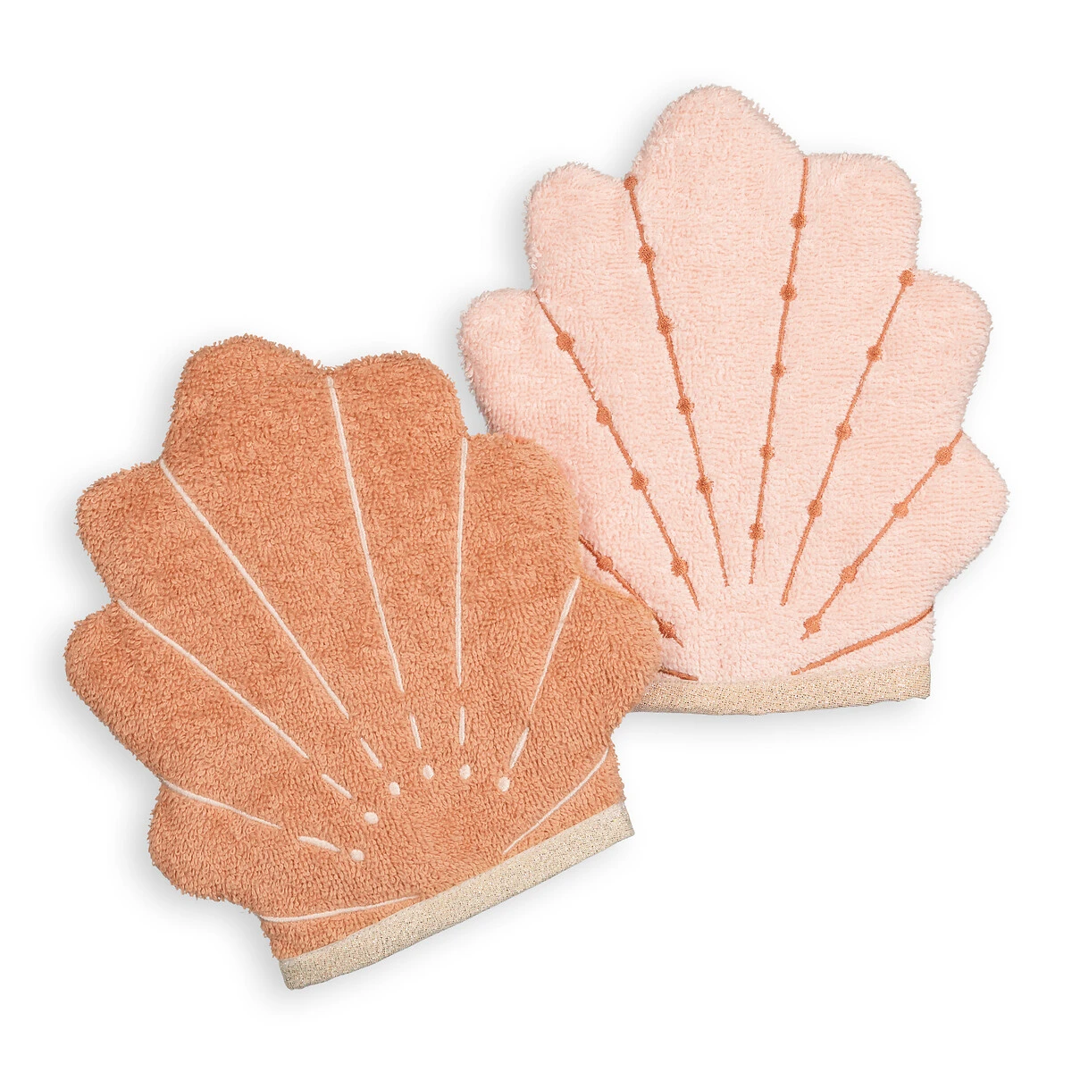 Lot De 2 Gants De Toilette Coton Biologique Shelly 3 Lot De 2 Gants De Toilette Coton Biologique Shelly