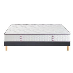 Ensemble Matelas Cosy Lit + Sommier à Lattes -Ameublement De Maison 7ce4921a301f9a43e6cb17b723026172