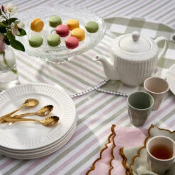 Nappe Rayée Coton Tissé-teint, Bridget -Ameublement De Maison 7cee5dca8859f69988e461bd14fb9686