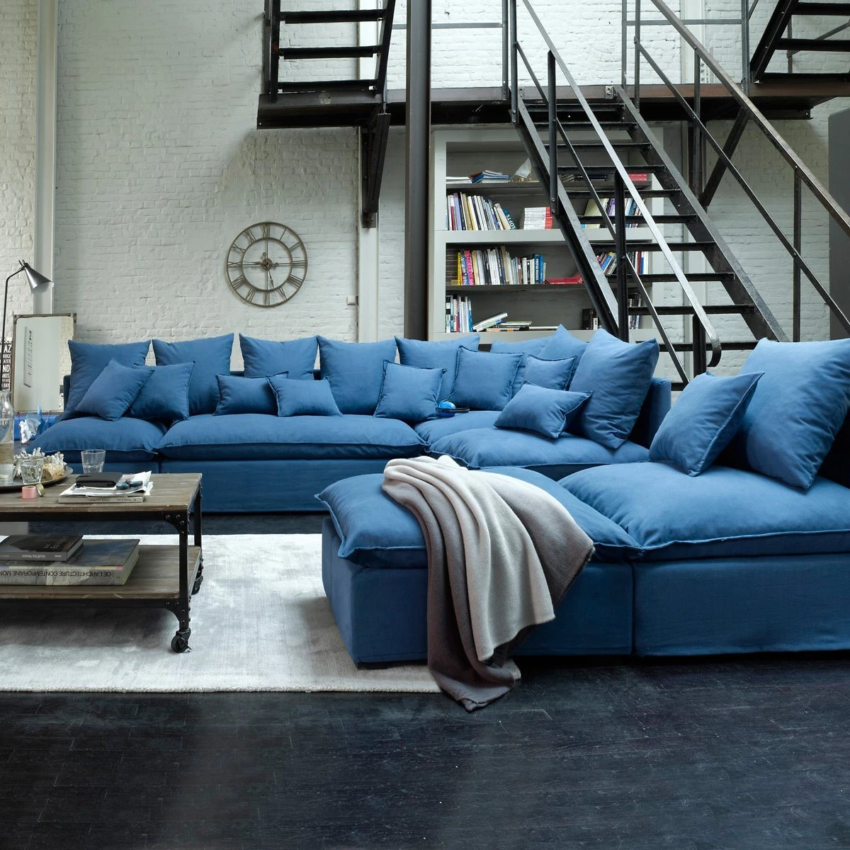 Horloge En Métal Acier Ø70 Cm, Zivos 4 Horloge En Métal Acier Ø70 Cm, Zivos – Image 2