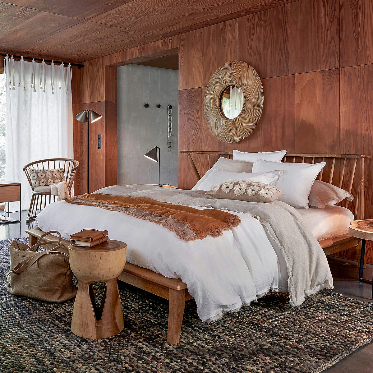 Miroir XXL Bâton De Noix De Coco ø 90cm Tiara 8 Miroir XXL Bâton De Noix De Coco ø 90cm Tiara – Image 6