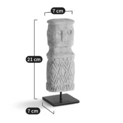 Statuette En Pierre H21 Cm, Gaya -Ameublement De Maison 80a517eef1b947b11492b030654e1159