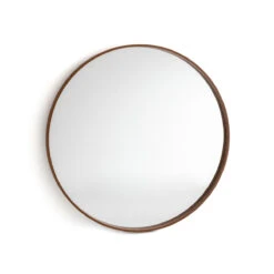 Miroir Rond Plaqu Noyer Ø100 Cm, Alaria -Ameublement De Maison 811d4a0f70e2a5582d3ac30fc06f8241