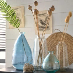 Vase En Verre H32,5 Cm, Tamagni -Ameublement De Maison 8149cdaf79760a47a7c796dafca8e5ed