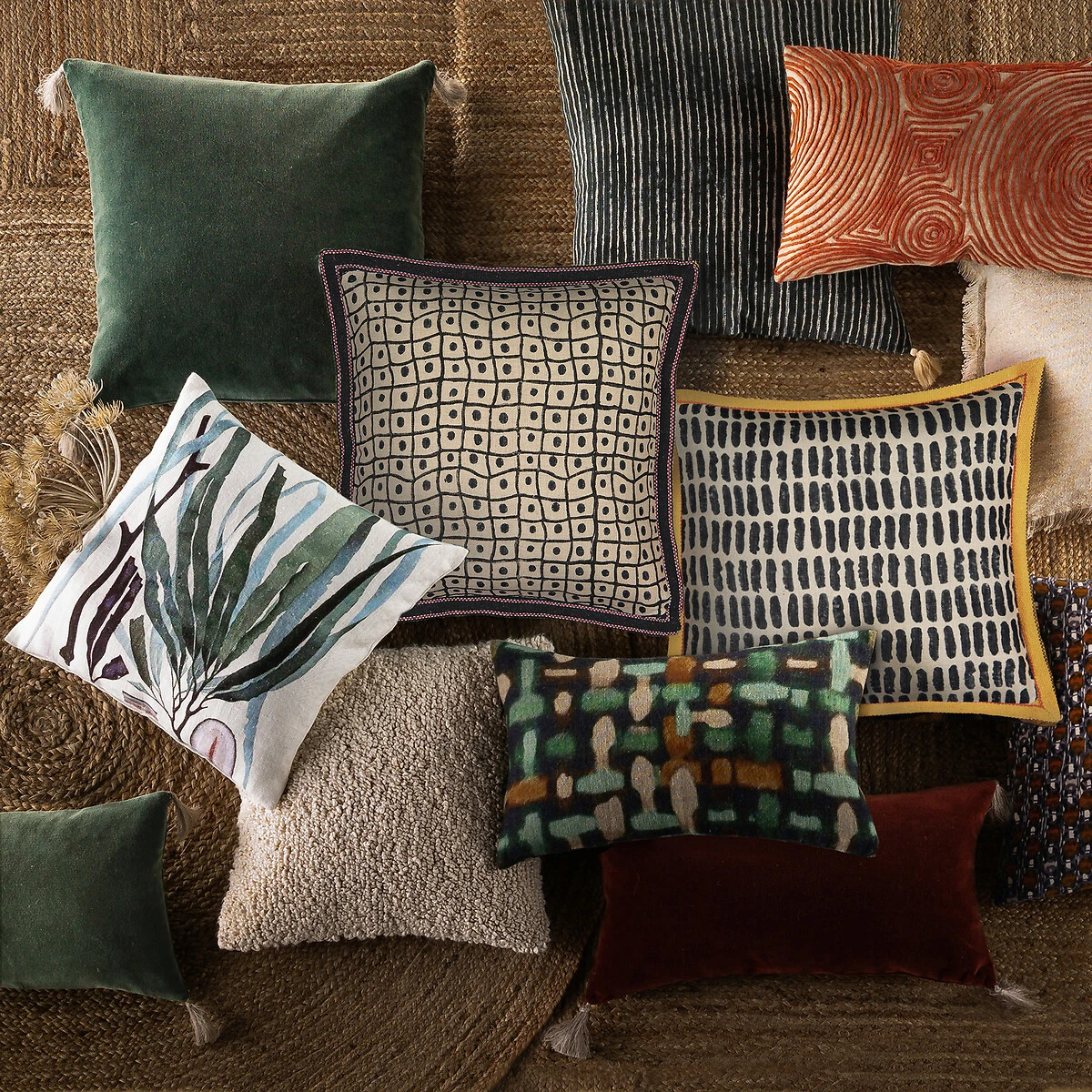 Housse De Coussin Velours Stone Washed, Cacolet 10 Housse De Coussin Velours Stone Washed, Cacolet – Image 8