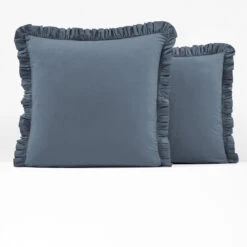 Taie D'oreiller Enfant à Volant Coton Lavé -Ameublement De Maison 89f6ef8a74a6bf20e27cecfcc8b8b2e6