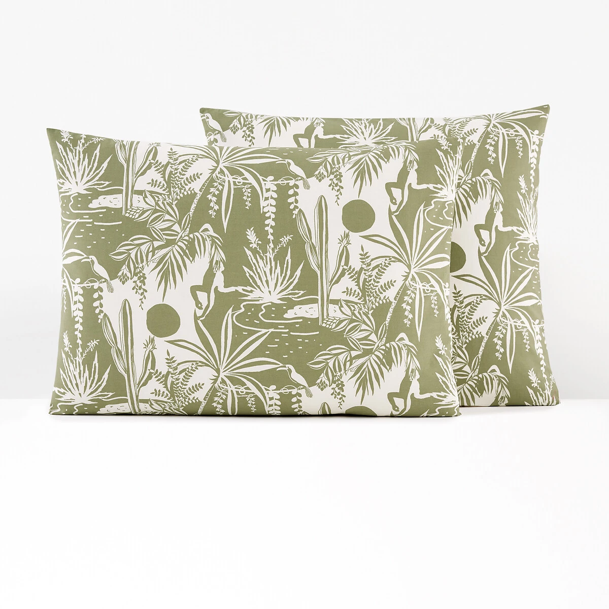 Taie D'oreiller Percale De Coton, Feodor 3 Taie D'oreiller Percale De Coton, Feodor