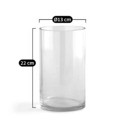 Vase En Verre H22 Cm, Tamagni -Ameublement De Maison 903a2e41f4a5f76c783ccec7e1a10cf7