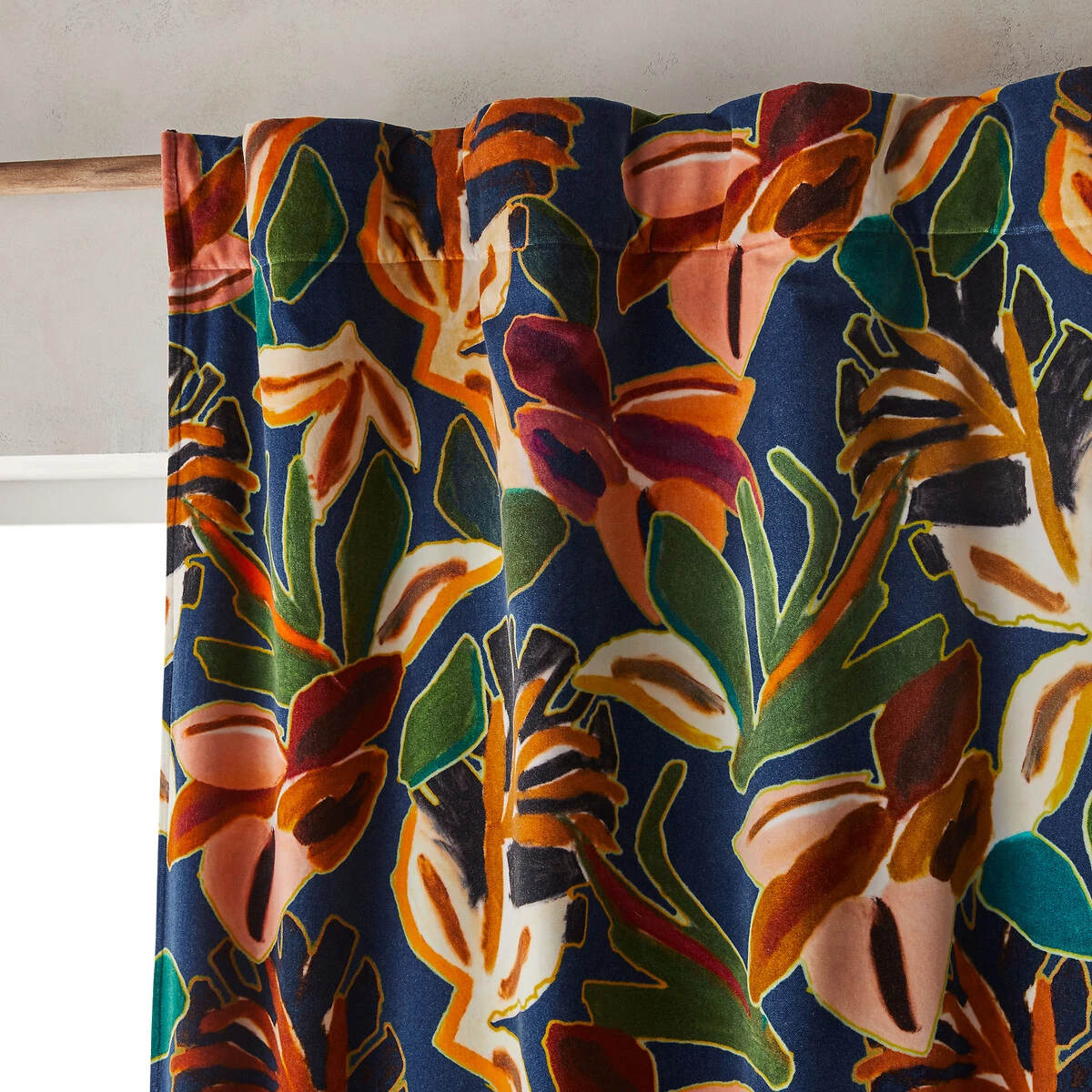 Rideau En Velours De Coton, Pampa 4 Rideau En Velours De Coton, Pampa – Image 2