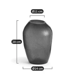 Vase En Verre Teinté H28 Cm, Ambrine -Ameublement De Maison 92c04a6f74cf6f30e9b1ed21ca150a7c