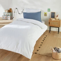 Drap Housse Enfant Uni En Coton Lavé, Scenario -Ameublement De Maison 9603f24e150154f7ced65fef2d331f94