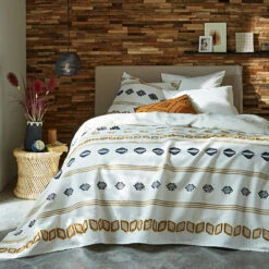 Dessus De Lit Coton Jacquard, Cobah -Ameublement De Maison 977a068bd4f2087cb1712ae1244f9497 1