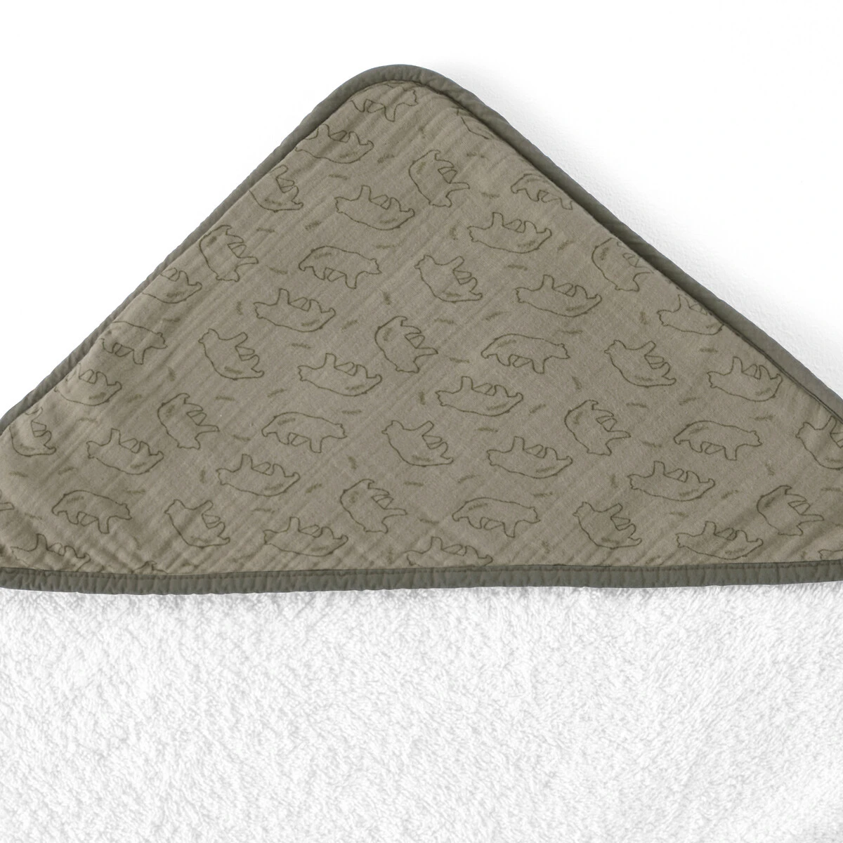 Cape De Bain Gaze De Coton Biologique, Cuddly 4 Cape De Bain Gaze De Coton Biologique, Cuddly – Image 2