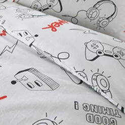 Parure De Lit En Coton Taie Carrée, Game Zone 6 Parure De Lit En Coton Taie Carrée, Game Zone -Ameublement De Maison 99b72c60e983477fc7bfcb32bc44ee3f