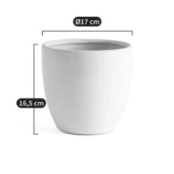 Cache-pot En Céramique émaillée Ø17 Cm, Tipoca -Ameublement De Maison 9a365e19979139197b764d11485e0558