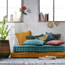 Housse De Coussin Coton Natté, Panama Housse De Coussin Coton Natté, Panama -Ameublement De Maison 9ab021ada393f1ffefec4e6c1b9a8d29