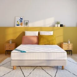 Matelas Latex Mi-ferme 15cm 3 Zones